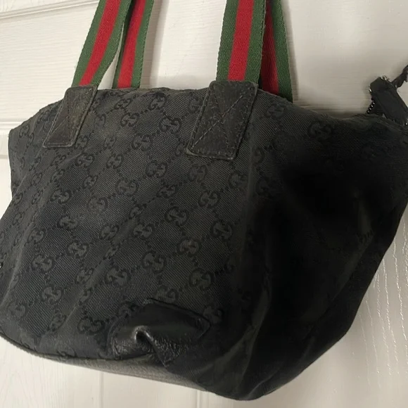 Vintage Gucci GG Canvas Web Handbag - Picture 9 of 16